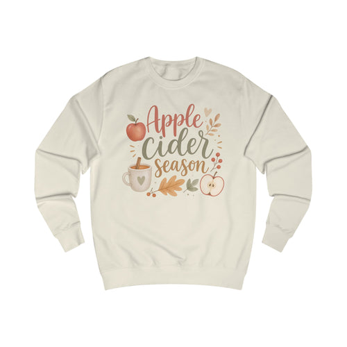 Apple Cider Season Sweatshirt, Fall Crewneck, Autumn Shirt, Cozy Apple Cider Pullover, Fall Coffee Sweatshirt