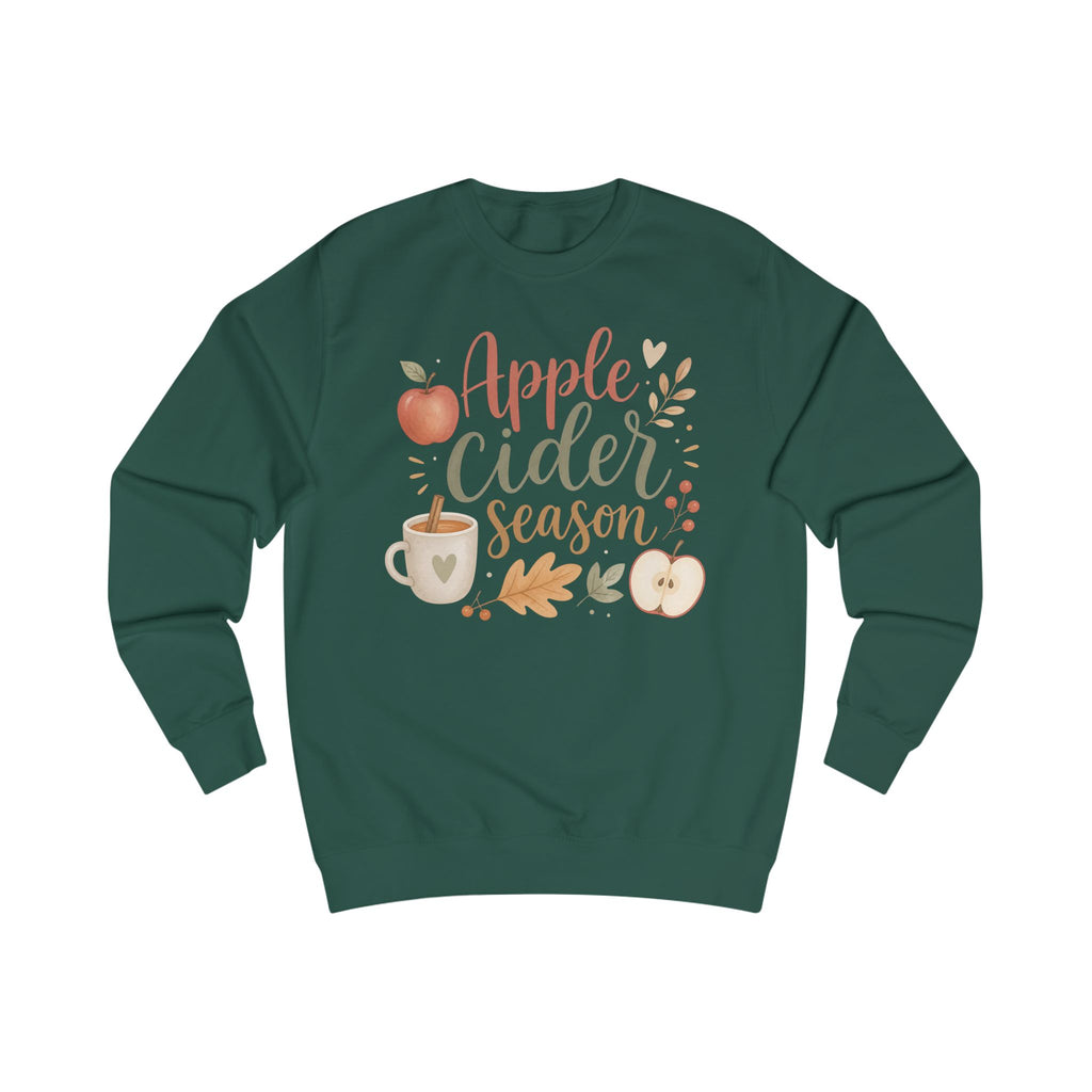 Apple Cider Season Sweatshirt, Fall Crewneck, Autumn Shirt, Cozy Apple Cider Pullover, Fall Coffee Sweatshirt