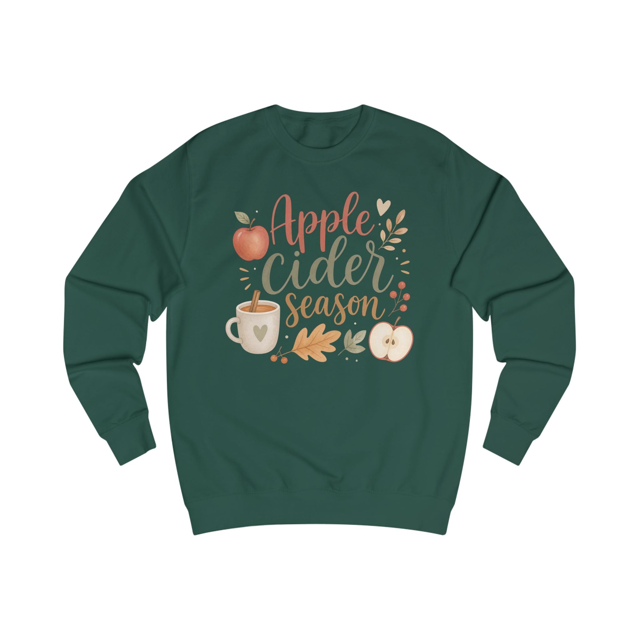 Apple Cider Season Sweatshirt, Fall Crewneck, Autumn Shirt, Cozy Apple Cider Pullover, Fall Coffee Sweatshirt