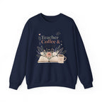 Teacher Sweatshirt, Teacher Coffee Jesus Crewneck, Christian Teacher Gift, Teacher Appreciation Shirt