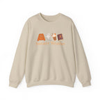 Sweater Weather Sweatshirt, Fall Ghost Sweatshirt, Cozy Autumn Crewneck, Cute Halloween Pullover, Fall Gift