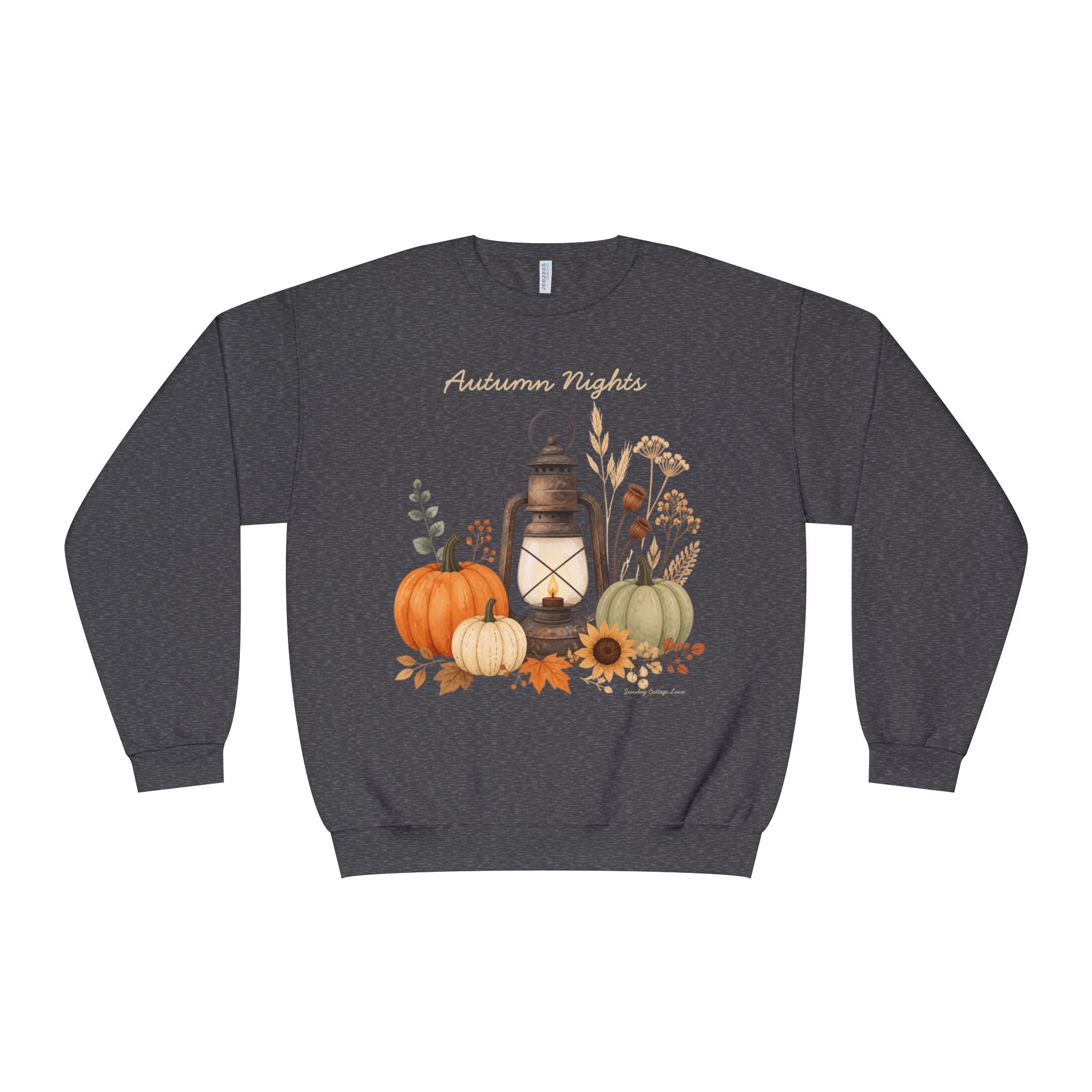 Autumn Nights Sweatshirt, Fall Sweatshirt, Cozy Fall Shirt, Pumpkin Sweatshirt, Autumn Graphic Sweatshirt, Fall Women’s Gift
